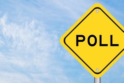 'Poll' on yellow highway sign