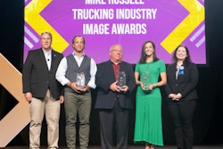 2024 winners of the Mike Russell Trucking Industry Image Award
