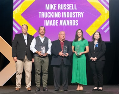 2024 winners of the Mike Russell Trucking Industry Image Award