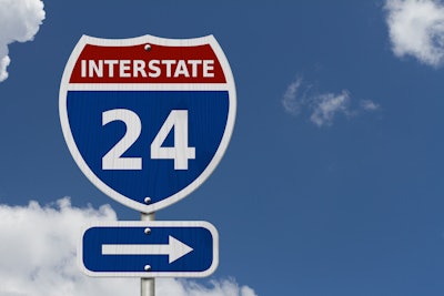 I-24 highway sign