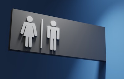 Restroom sign