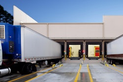 Truck at loading dock