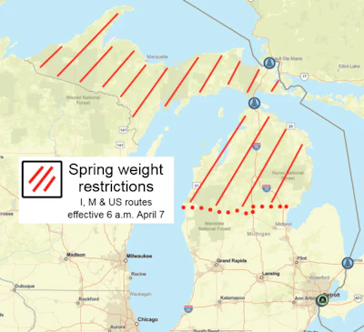 Michigan map
