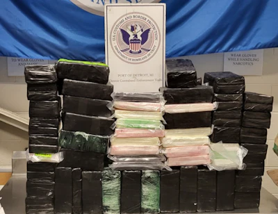 Cocaine seized at Detroit's Ambassador Bridge