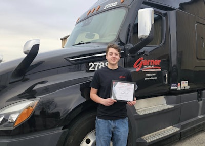 Jacob Szabo, Garner Trucking Registered Apprentice