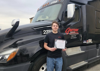 Jacob Szabo, Garner Trucking Registered Apprentice