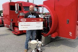 Kenny Ziglar II of Rawlins, Wyoming, won Best of Show honors with his 2007 Peterbilt 379, nicknamed “Scrapin By,