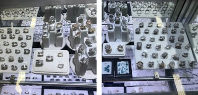 Some of the stolen jewelry recovered during a search on June 16, according to the Justice Department.
