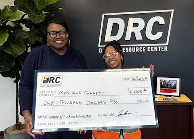 Roniqua Garett (right) and Roni Brassfield (left) MTC CDL instructor