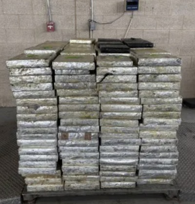 Load of alleged methamphetamine seized July 10 at border