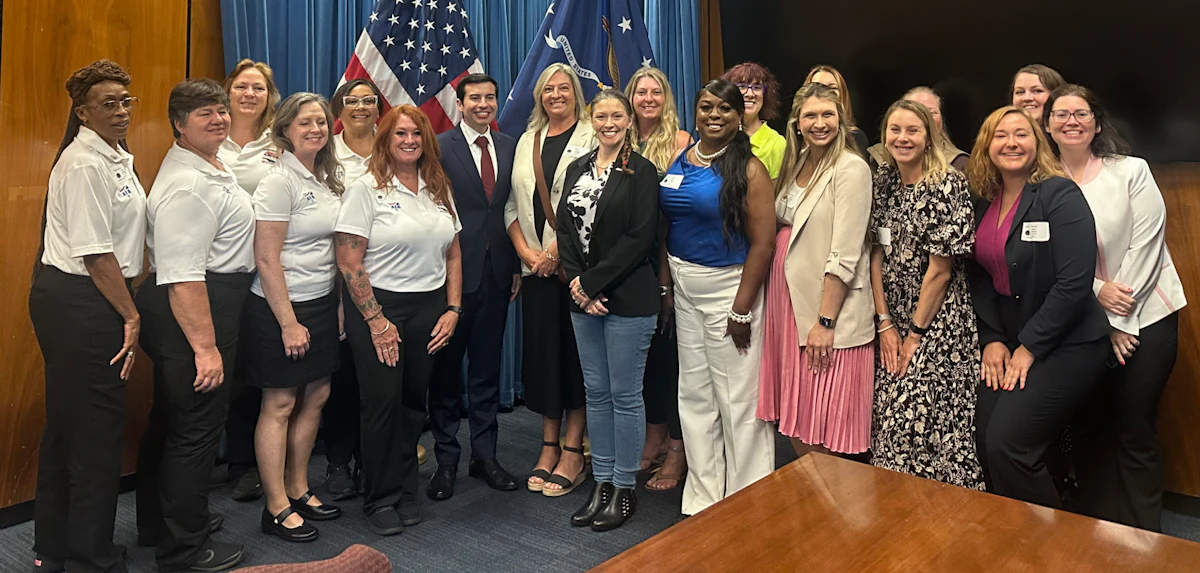 Women in Motion trucking group delivers messages to Washington