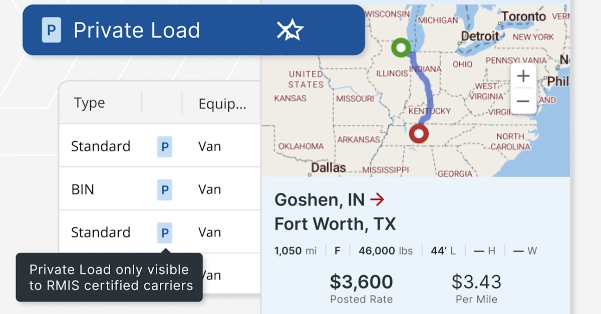 Truckstop.com adds Private Loads; improves freight matching efficiency