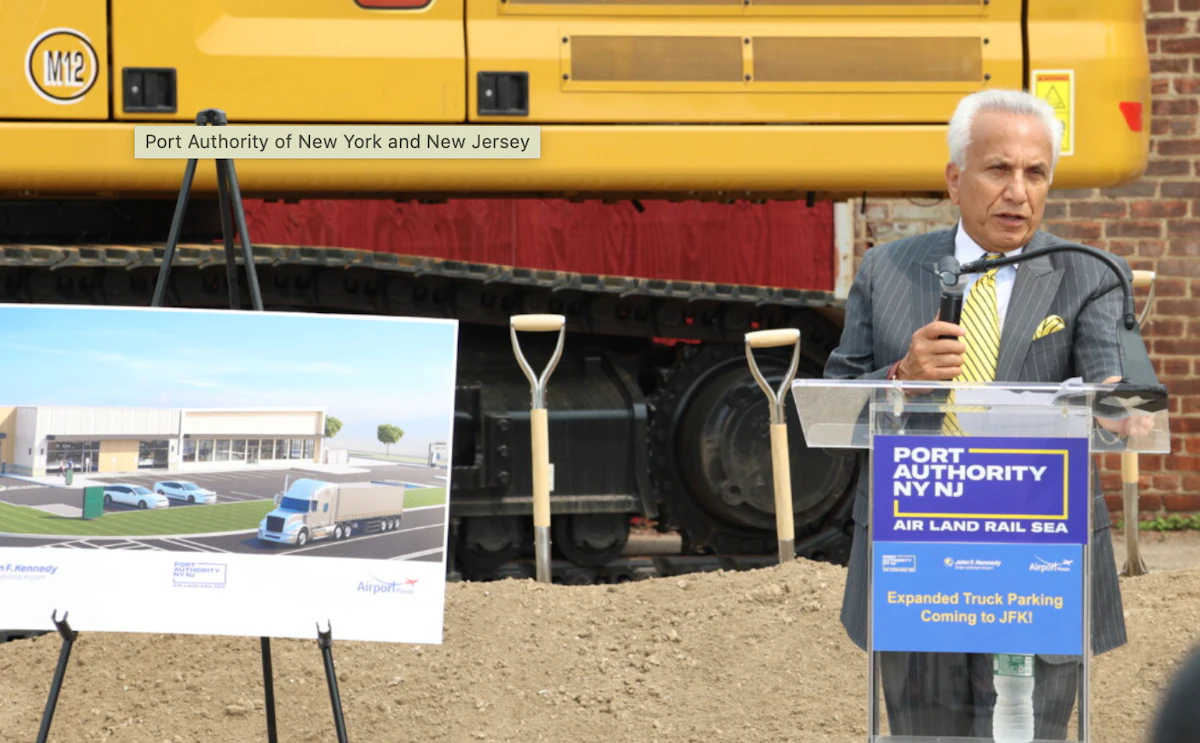 Project to add 100 truck parking spaces for JFK Airport cargo handling