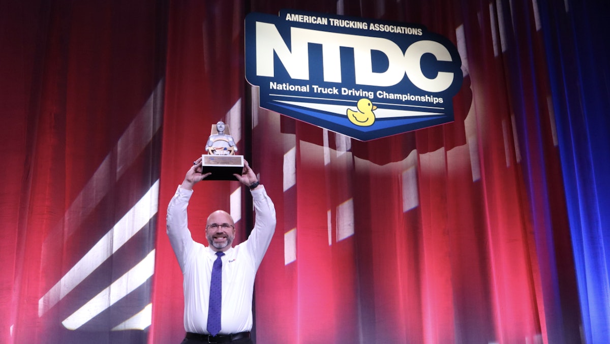 FedEx Freight driver from North Dakota wins driving skills competition