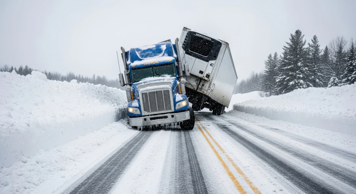 Study shows which states have most dangerous winters for truckers