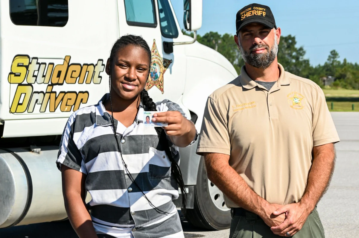 She's the first woman to earn her CDL through Florida jail program ...