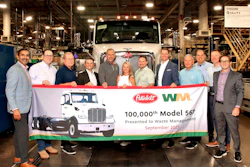 Image Peterbilt Celebrates 100,000th Model 567 With Delivery To Wm