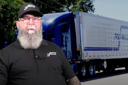 Toby Wallis, a driver for Freymiller, one of TCA's Professional Drivers of the Year for 2025