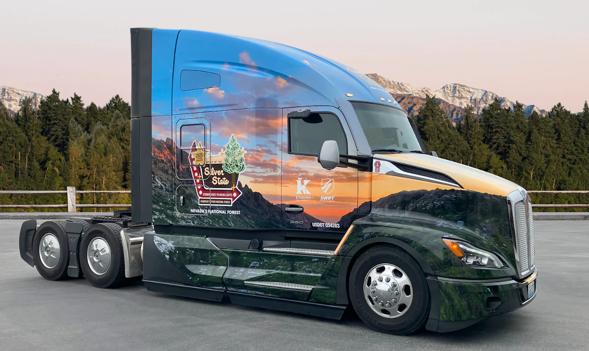 Kenworth T680 will provide the power to haul capitol Christmas tree