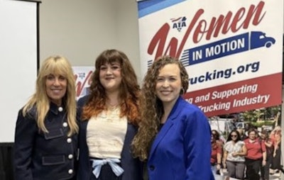 Brenda Neville; Cait Hone, director of WIM; and Emily Williams