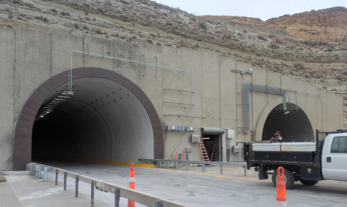 Part of Wyoming I-80 tunnel damaged in February reopens Wednesday