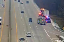 Traffic camera image from shooting scene