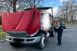 Rye, NY police inspected tractor-trailer