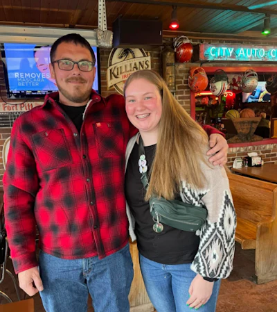 Joshua Chieka and Brynn Goedel