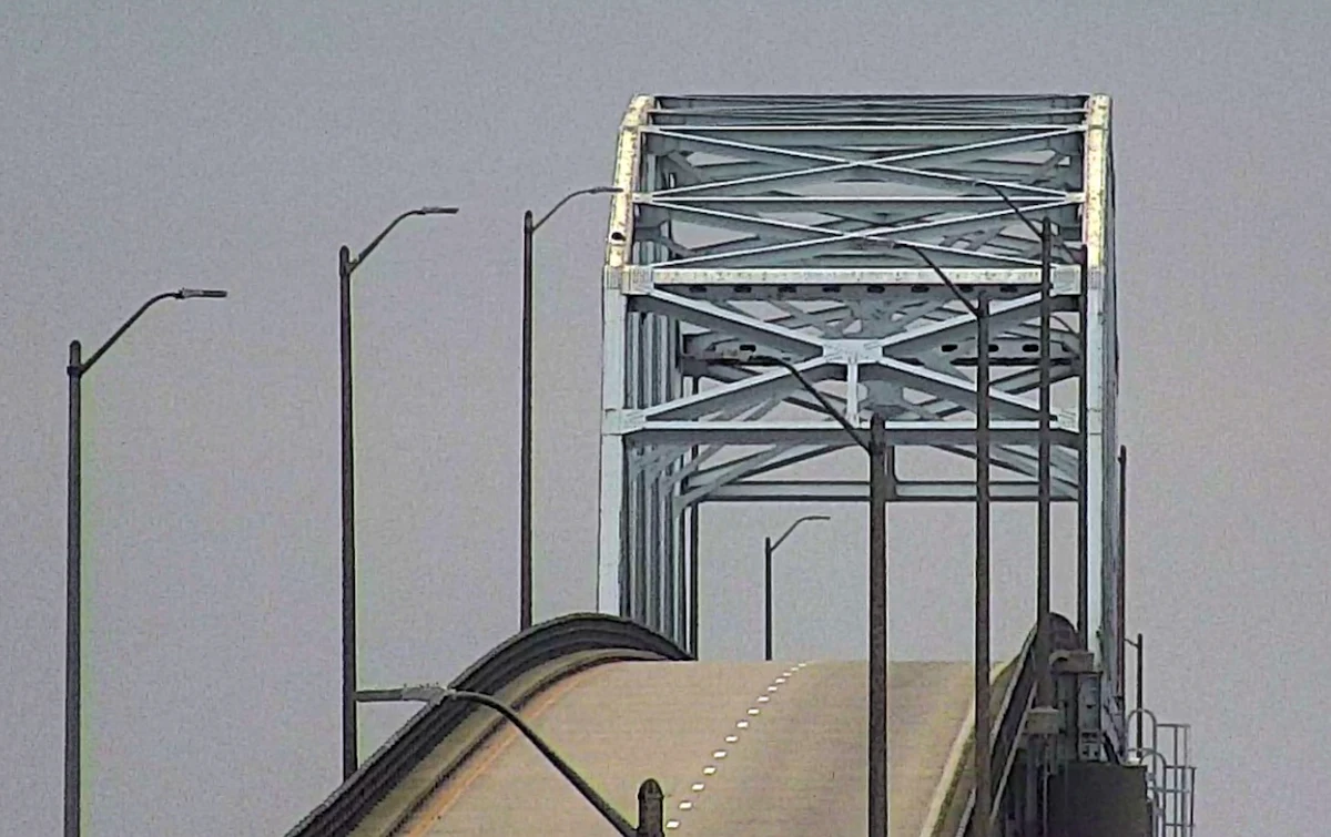 Driver dies when their tractor-trailer crashes off Chesapeake Bay Bridge