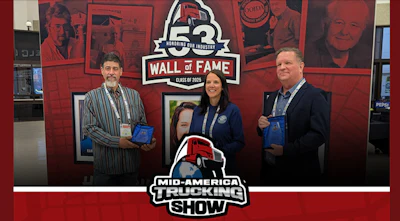 Last year's inductees (left to right) Randy Manning, Donna Kennedy and Eric Harley