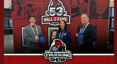 Last year's inductees (left to right) Randy Manning, Donna Kennedy and Eric Harley
