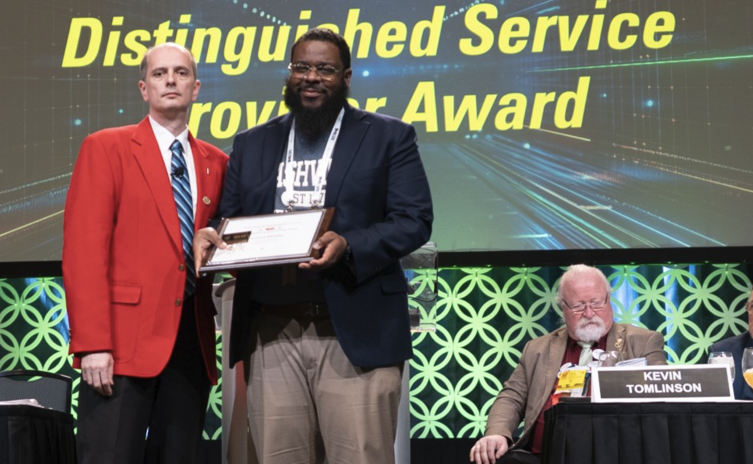 Leonard Wheatley, FleetPro, Inc., was the recipient of TMC&rsquo;s Distinguished Service Provider Award.