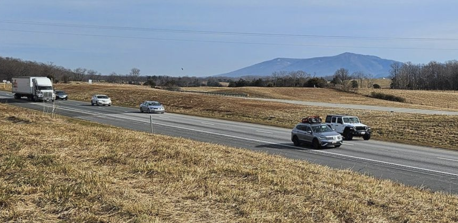 I-81 soiuthbound in Virginia