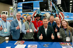 FMCSA Administrator Derke Barrs and Transportation Secretary Sean Duffy at the Allen Lund Company booth at MATS