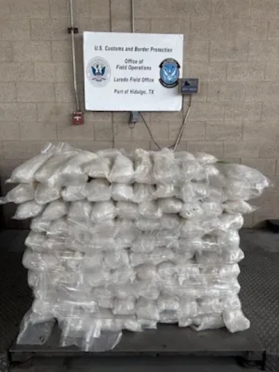 Meth seized at U.S.-Mexico border