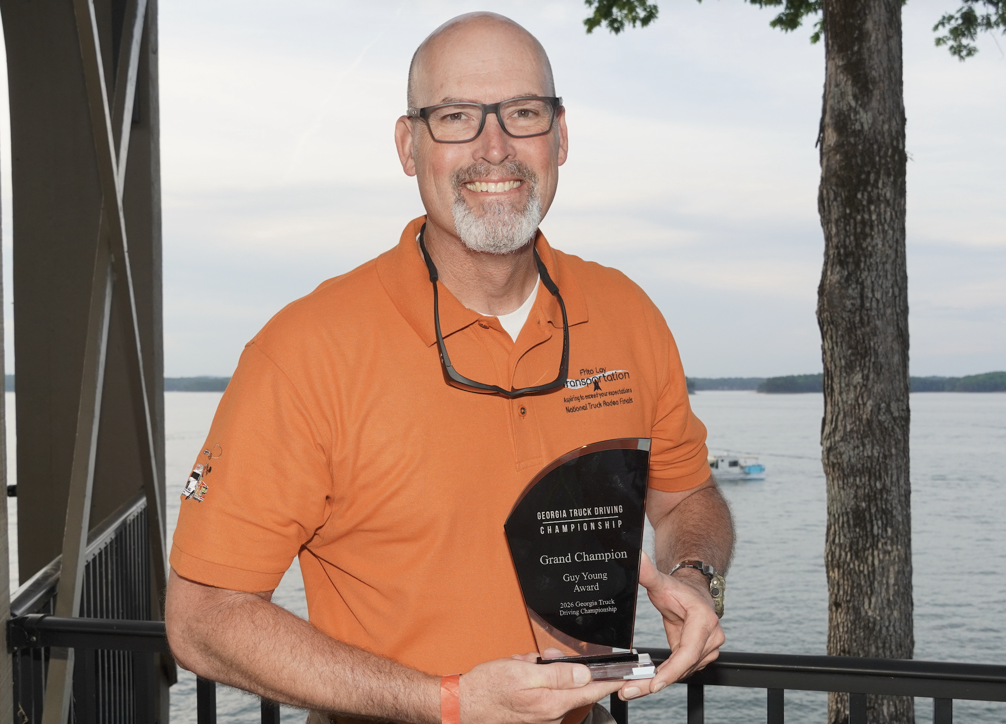 Grand Champion Tony Johnson, who drives for Frito Lay