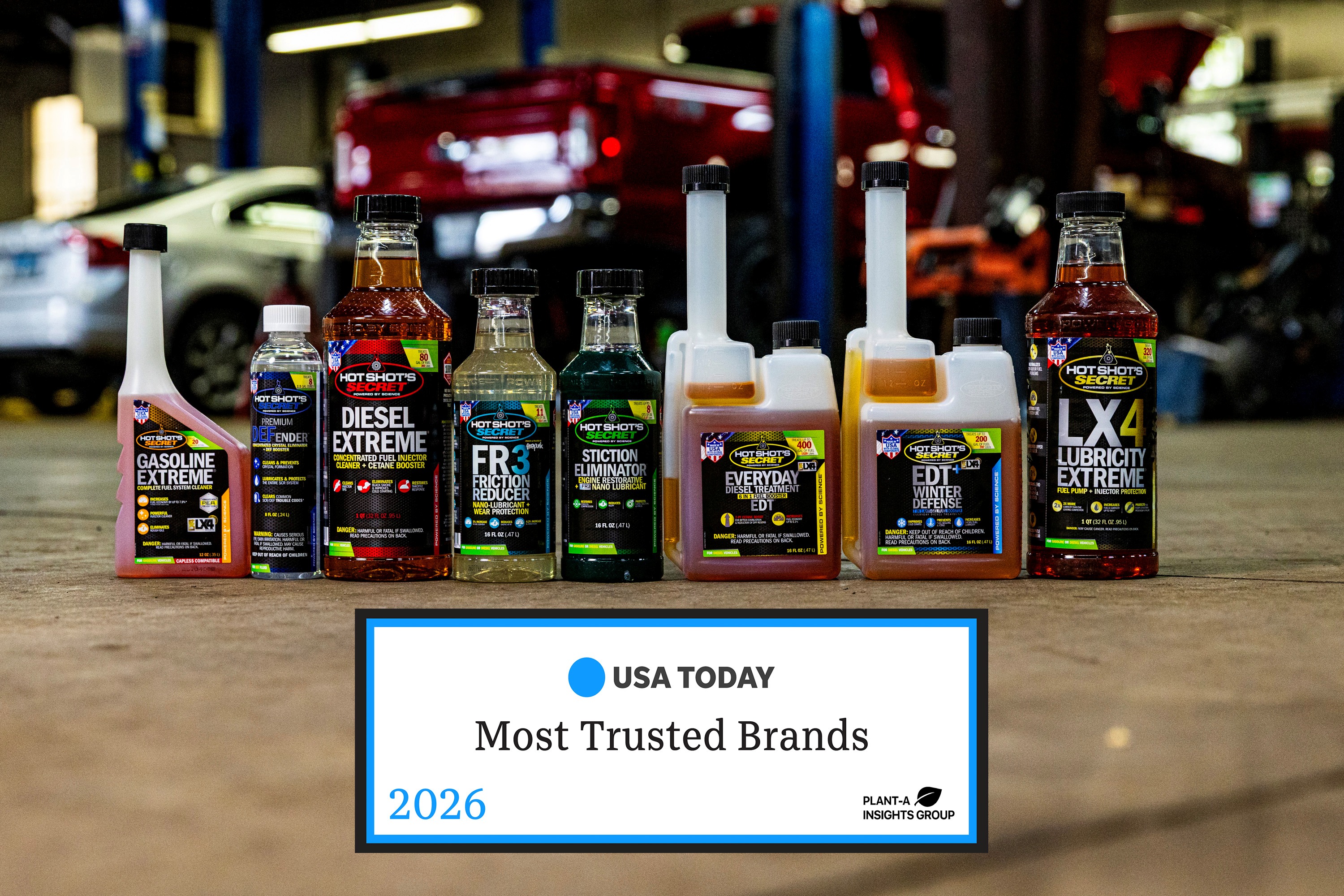Hot Shot’s Secret named to list of Most Trysted Brands