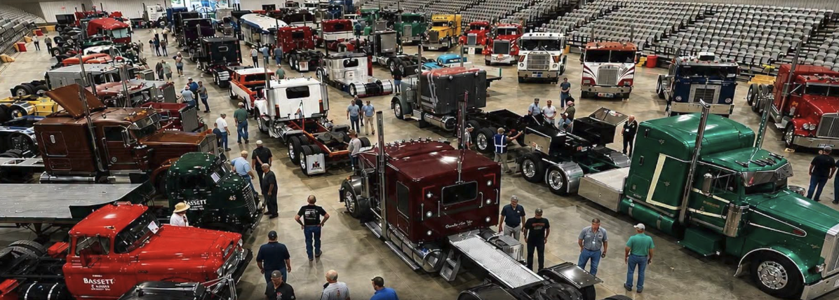 500 trucks were on display at recent ATHS annual convention and show