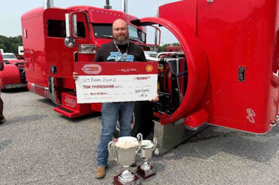 The judges chose Kenny Ziglar II as Best of Show at Shell Rotella SuperRigs in 2025
