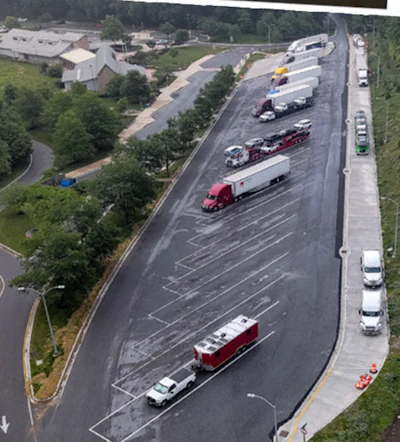 Upgraded truck parking on I-70 westbound