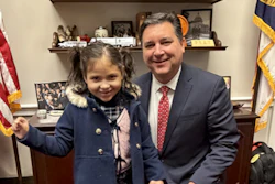 Dalilah Coleman with Rep. David Rouzer, sponsor of the bill named in her honor